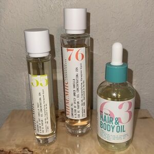 Trio of Miim.miic sprays and oil